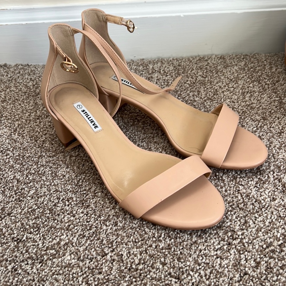 Nude short heels